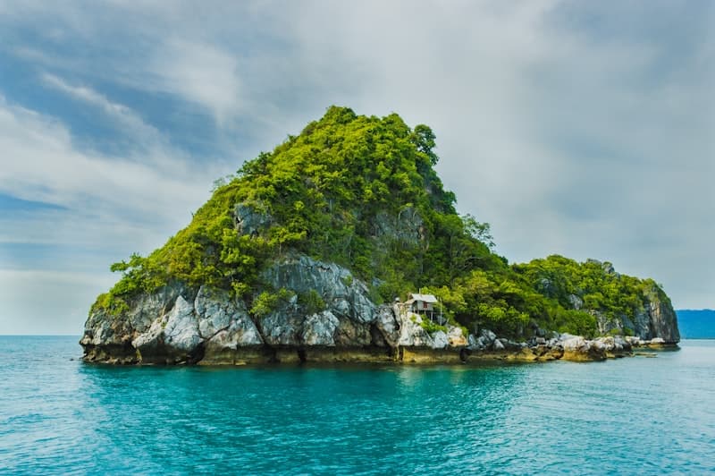 Caribbean coastline